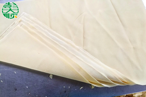 浙江湖州白總做出來的豆腐皮產(chǎn)品