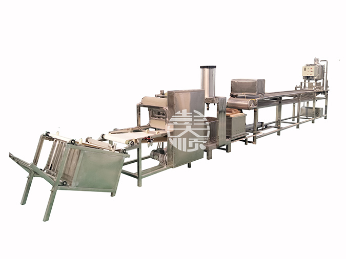 全自動(dòng)豆腐皮機(jī)，自動(dòng)化控制